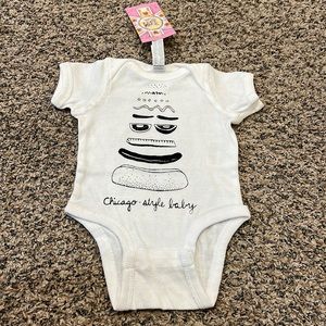 NerdPress Chicago Style Baby Onsie